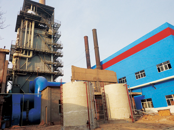 Glasses kiln waste heat generation engineering